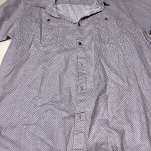 Patagonia Men's Light Gray Button-Down Shirt